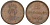 Ганновер 2 пфеннига 1846 A, Эрнст Август (1837-1851) KM 202.2, AKS 125, J. 75 медь 75-1841