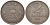 ЛАТВИЯ 2 САНТИМА 1926 ПЕРВАЯ РЕСПУБЛИКА (1918-1939) KM 2 бронза 119-141