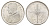 Ватикан 500 лир 1968 MCMLXVIII, год-тип KM 107 серебро UNC 11-134-24