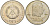 ГДР 20 марок 1972 А, Фридрих Шиллер (1759-1805) KM 40 медно-никель UNC 4558-622