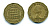 Великобритания 3 пенса 1954 Елизавета II (1952-2022) KM 900, Spink 4153 никель латунь 89-1142