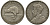 Новая Зеландия 1 флорин 1933 Георг V (1910-1936), птичка киви KM 4 серебро 272-1214