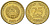 Приднестровье 25 копеек 2002 KM 5 алюминиевая бронза UNC 188-942