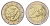 Словакия 2 евро 2011 20 лет формирования Вишеградской группы KM 114 биметалл UNC 4693-1117
