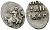 Великое Княжество Московское денга 1535 - 1547 Иван IV Васильевич, Московский монетный двор, 0,36 грамм ГиК №21 серебро 262-1125