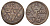 Швеция 1/6 эре 1666 Карл XI (1660-1697) KM 254 медь 59-244