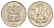ЮАР 50 центов 1980 Зантедеския Эллиота (калла), герб KM 87 никель UNC 4597-242