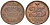 ДАНИЯ 25 ЭРЕ 1996 LG; JP; A, МАРГРЕТЕ II (1972-) KM 868.1 бронза 75-147