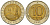 СССР 10 рублей 1991 ЛМД, ГКЧП, легкий сдвиг влево KM 295, Федорин 15 биметалл 4126-1127