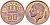 БЕЛЬГИЯ 50 САНТИМОВ 1976 BELGIQUE, БОДУЭН I (1951-1993) KM 148.1 бронза 206-218