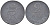 ДАНИЯ 2 ЭРЕ 1962 C; S, ФРЕДЕРИК IX (1947-1972) KM 840.2 цинк 67-326