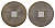 Китай копия игровой жетон в 1 кэш медь 4657-954