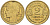 ФРАНЦИЯ 2 ФРАНКА 1939 ТИП MORLON KM 886, LE FRANC 268.12 алюминиевая бронза 3855-211