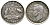 АВСТРАЛИЯ 6 ПЕНСОВ 1944 S, ГЕОРГ VI KM 38 серебро 4178-238