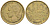 Франция 10 франков 1953 B, петух KM 915.2, Le Franc 363.9 алюминиевая бронза 187-731