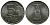 Россия 5 рублей 2012 заграничные походы русской армии 1813-1814 годов, Смоленское сражение KM 1408 сталь плакированная никелем UNC 4381-542