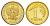 Польша 1 грош 2002 Y 276 марганец латунь UNC 4627-911