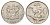 ЮАР 50 центов 1988 Зантедеския Эллиота (калла), герб KM 87 никель aUNC 4693-845