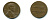 США 1 ЦЕНТ 1968 D, ЛИНКОЛЬН KM 201 медь цинк 4364-147