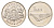 Латвия 1 лат 2013 Кокле KM 142 медно-никель UNC 4679-414