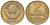 СССР 2 копейки 1985 Y 127a, Schon 76a латунь 4613-634