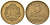 Румыния 5 бань (бани) 1954 KM 83.2 медь цинк никель 4617-957