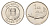 Исландия 1 крона 1994 треска KM 27a сталь плакированная никелем UNC 4647-1218