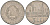 Румыния 3 лея 1963 KM 91 сталь плакированная никелем 4601-637