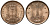 Нидерландские Антилы 1 цент 1971 Юлиана (1948-1980) KM 8 бронза UNC 4118-432