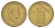Дания 1 крона 1948 N, Фредерик IX (1947-1972) KM 837 алюминиевая бронза 4638-714