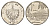 Куба 1 песо 2000 хижины Гуама KM 579 сталь плакированная никелем 4646-451
