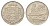 Латвия 50 сантимов 1922 год-тип KM 6 никель 4695-243