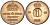 Швеция 1 эре 1960 TS, Густав VI Адольф (1950-1973) KM 820 бронза 4547-1047