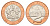 Нигерия 2 найры 2006 год-тип KM 19 биметалл UNC 25-216
