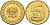 Польша 5 злотых 1984 MW KM 81.1, Parchimowicz 221i латунь aUNC 4551-1014