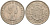 Великобритания 1/2 кроны 1957 Елизавета II (1952-2022) KM 907, Spink 4145 медно-никель 4587-1012