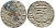 Венгрия 1 денар 1580 КВ, Рудольф II Габсбург (1576-1612), мадонна с младенцем  серебро    1530-334