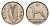 Ирландия 6 пенсов 1947 собака, ирландский волкодав KM 13a медно-никель 3851-1022