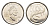 Канада 10 центов 2001 Международный год добровольцев KM 412 никель UNC 4636-642
