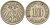 Германия 10 пфеннигов 1900 J KM 12, J. 13 медно-никель 4401-1214
