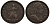 Великобритания 1 фартинг 1774 Георг III (1760-1820) KM 602, Spink 3775 медь 1523-1023