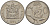 ЮАР 50 центов 1974 Зантедеския Эллиота (калла), герб KM 87 никель 32-1131