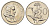 ЮАР 50 центов 1969 редкий год, Ян ван Рибек (1619-1677), Suid Africa, легенда на африкаанс, Зантедеския Эллиота (калла) KM 70.2 никель BU 4693-327
