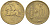 ЛИТВА 10 ЦЕНТОВ 1925 РЕСПУБЛИКА (1918-1940) KM 73 алюминиевая бронза 3718-268