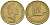 Новая Зеландия 2 доллара 1990 Елизавета II (1952-2022), большая белая цапля KM 79 алюминиевая бронза 60-1327