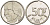 БЕЛЬГИЯ 50 ФРАНКОВ 1993 BELGIE, БОДУЭН I (1951-1993) KM 169 никель 4390-835