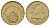 Венгрия 2 форинта 1989 BP KM 591 латунь UNC 4699-1133