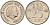 Нидерланды 25 центов 1968 Юлиана (1949-1980) KM 183 никель    4598-429