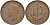 Великобритания 1/2 пенни 1945 Георг VI (1936-1952) KM 844, Spink 4115 бронза 4146-236