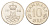 Дания 10 эре 1988 R;B, Маргрете II (1972-2024) KM 860 медно-никель UNC 4708-1269